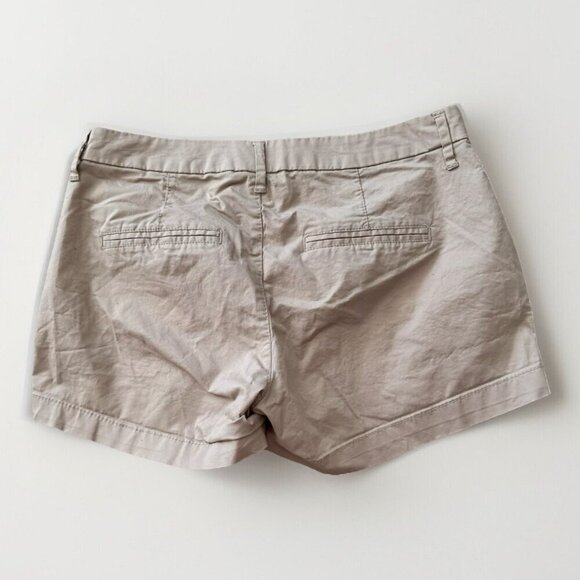 Old Navy Womens Front Zip Flat Panel Khaki Shorts Size 4 Neutral - Picture 5 of 5